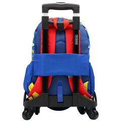 Школьный рюкзак с колесиками Super Mario, красный / синий  цена и информация | Школьные рюкзаки, спортивные сумки | 220.lv