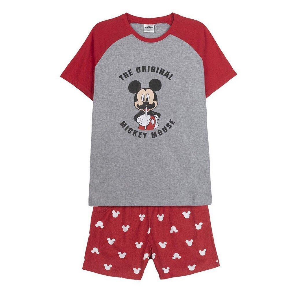 Pidžama vīriešiem Mickey Mouse Sarkana cena un informācija | Vīriešu halāti, pidžamas | 220.lv