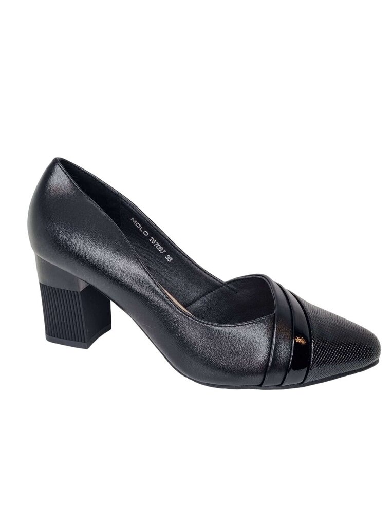 Melnas sieviešu kurpes uz papēža, MOLO. cena un informācija | Sieviešu kurpes | 220.lv