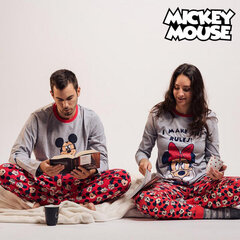 Пижама Mickey Mouse Мужской Серый цена и информация | Мужские халаты, пижамы | 220.lv