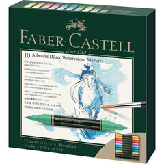 Маркеры Faber-Castell 10 шт цена и информация | Принадлежности для рисования, лепки | 220.lv