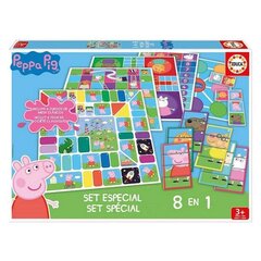 Spēle Peppa Pig 8in1 Educa 16791 (ES-FR) цена и информация | Настольные игры, головоломки | 220.lv