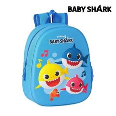 Детский рюкзак 3D Baby Shark, светло синий цена и информация | Школьные рюкзаки, спортивные сумки | 220.lv