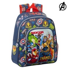 Bērnu soma The Avengers Heroes Vs. Thanos Tumši Zils cena un informācija | Skolas somas | 220.lv