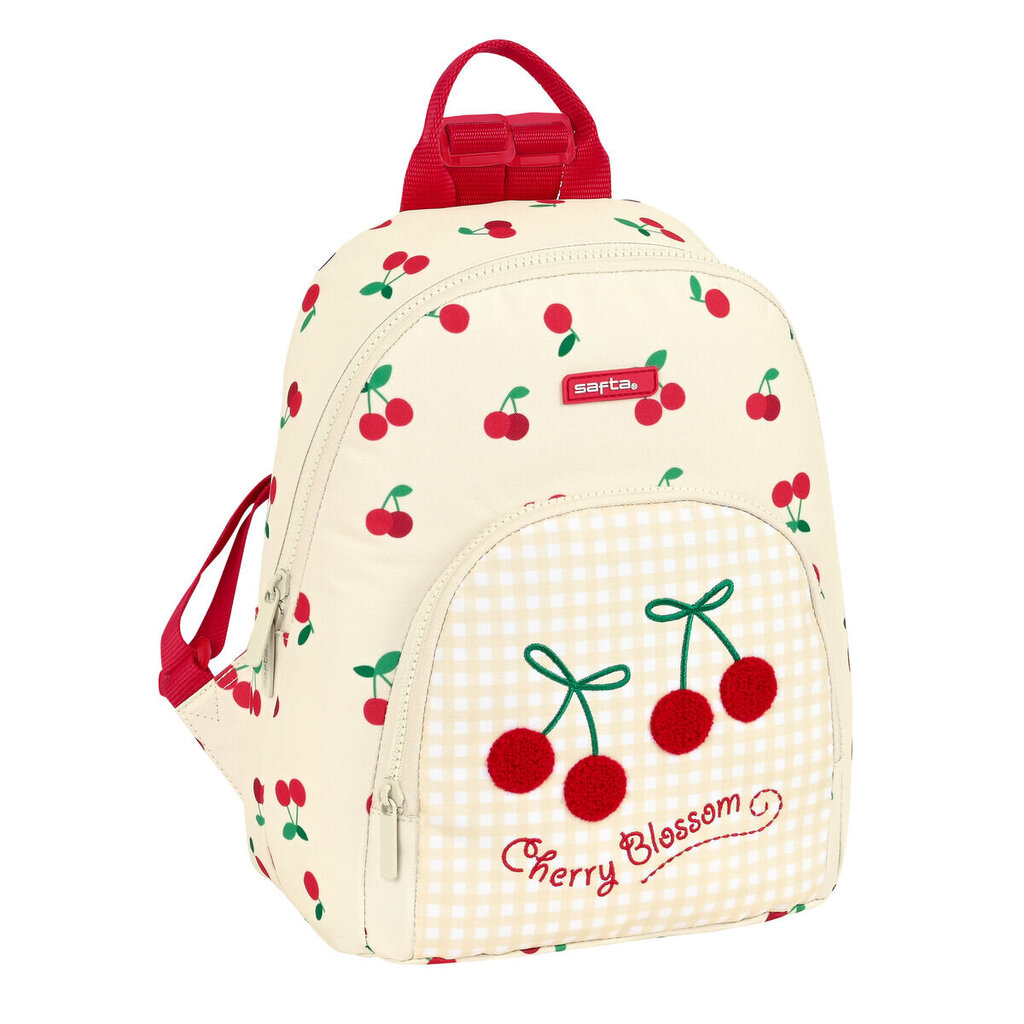 Bērnu soma Safta Cherry Mini Bēšs (25 x 30 x 13 cm) цена и информация | Skolas somas | 220.lv