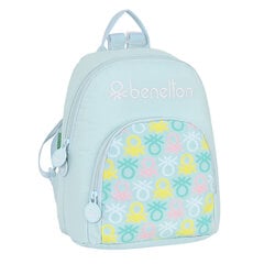 Детский рюкзак Benetton Fantasy Mini Celeste (25 x 30 x 13 см) цена и информация | Школьные рюкзаки, спортивные сумки | 220.lv