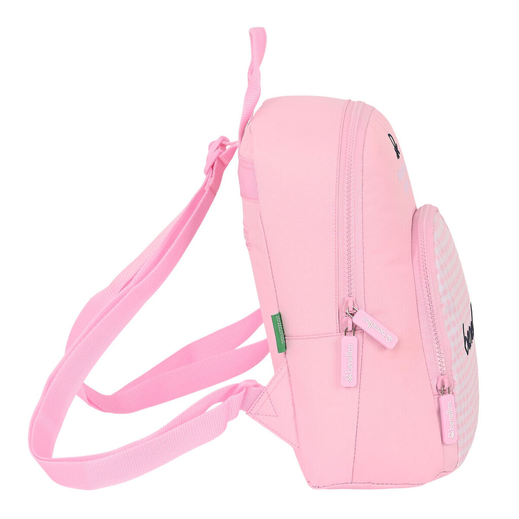 Bērnu soma Benetton Vichy Mini Rozā (25 x 30 x 13 cm) cena un informācija | Skolas somas | 220.lv