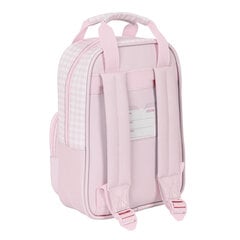 Школьный рюкзак Safta Flor, розовый / белый (20 x 28 x 8 см) цена и информация | Школьные рюкзаки, спортивные сумки | 220.lv