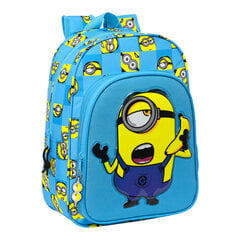 Skolas soma Minions Minionstatic Zils (26 x 34 x 11 cm) цена и информация | Школьные рюкзаки, спортивные сумки | 220.lv