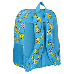 Skolas soma Minions Minionstatic Zils (33 x 42 x 14 cm) cena un informācija | Skolas somas | 220.lv