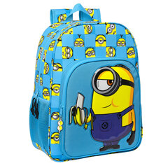 Skolas soma Minions Minionstatic Zils (33 x 42 x 14 cm) cena un informācija | Minions Rotaļlietas, bērnu preces | 220.lv