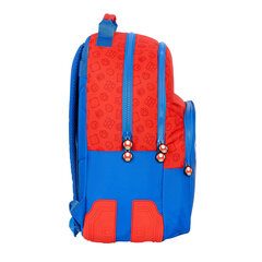 Школьный рюкзак Super Mario, красный / синий, 32 x 42 x 15 см цена и информация | Школьные рюкзаки, спортивные сумки | 220.lv