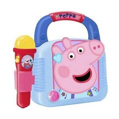 Muzikālā rotaļlieta Peppa Pig 22 x 23 x 7 cm MP3 Mikrofons cena un informācija | Attīstošās rotaļlietas | 220.lv