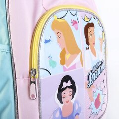 Школьный рюкзак Princesses Disney, розовый, 32 x 15 x 42 см цена и информация | Школьные рюкзаки, спортивные сумки | 220.lv