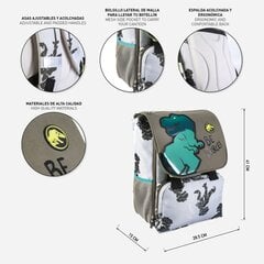 Школьный рюкзак Jurassic Park, темно-зеленый, 28.5 x 15 x 41 см цена и информация | Школьные рюкзаки, спортивные сумки | 220.lv