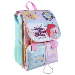 Школьный рюкзак Princesses Disney, розовый, 28.5 x 15 x 41 см цена и информация | Школьные рюкзаки, спортивные сумки | 220.lv