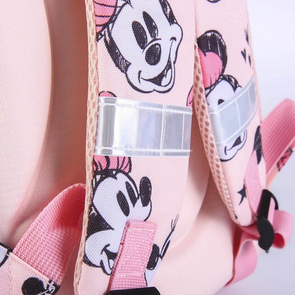 Skolas soma Minnie Mouse Rozā (28,5 x 15 x 41 cm) cena un informācija | Skolas somas | 220.lv