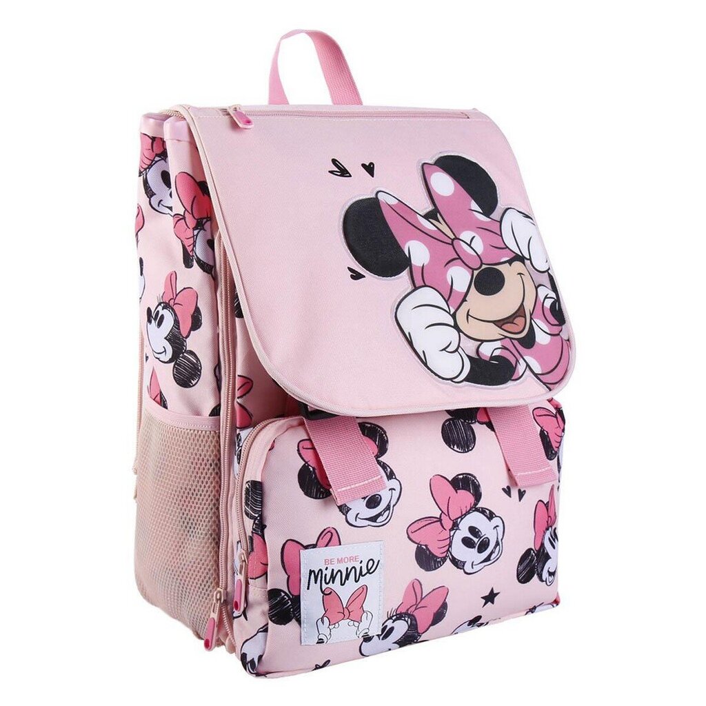 Skolas soma Minnie Mouse Rozā (28,5 x 15 x 41 cm) cena un informācija | Skolas somas | 220.lv