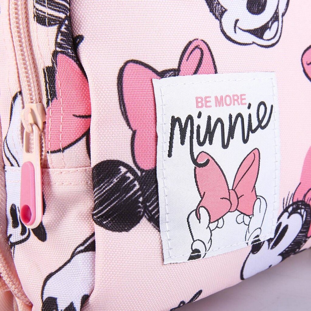 Skolas soma Minnie Mouse Rozā (28,5 x 15 x 41 cm) cena un informācija | Skolas somas | 220.lv