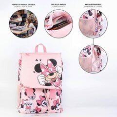 Школьный рюкзак Minnie Mouse, розовый, 28.5 x 15 x 41 см цена и информация | Школьные рюкзаки, спортивные сумки | 220.lv