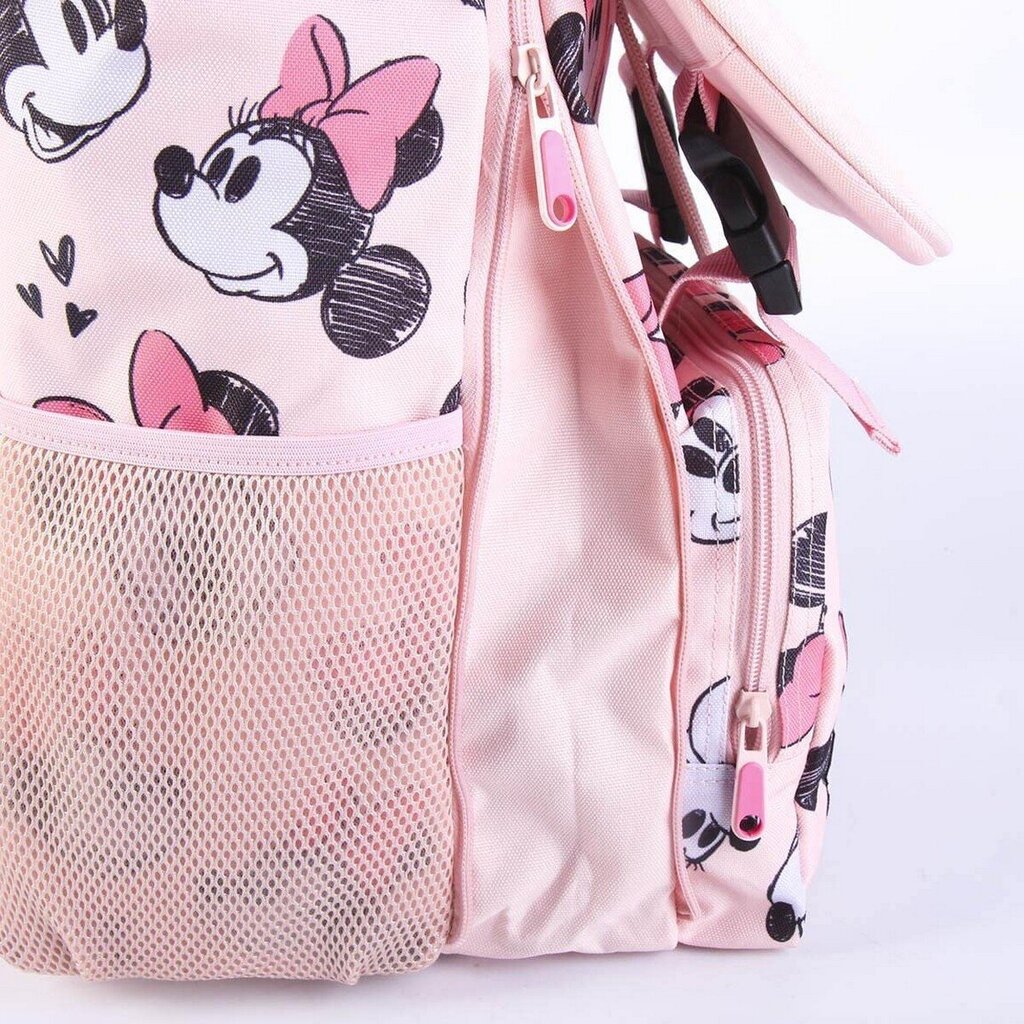 Skolas soma Minnie Mouse Rozā (28,5 x 15 x 41 cm) cena un informācija | Skolas somas | 220.lv