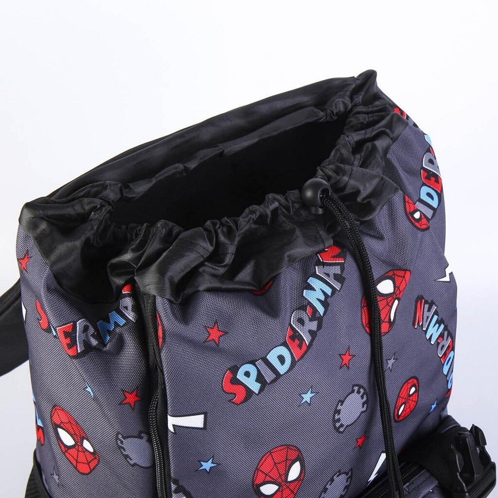 Ikdienas Mugursoma Spiderman Melns (28,5 x 15 x 41 cm) cena un informācija | Skolas somas | 220.lv