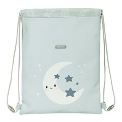 Сумка-рюкзак на веревках Safta Luna, серый, 26 x 34 x 1 см цена и информация | Школьные рюкзаки, спортивные сумки | 220.lv
