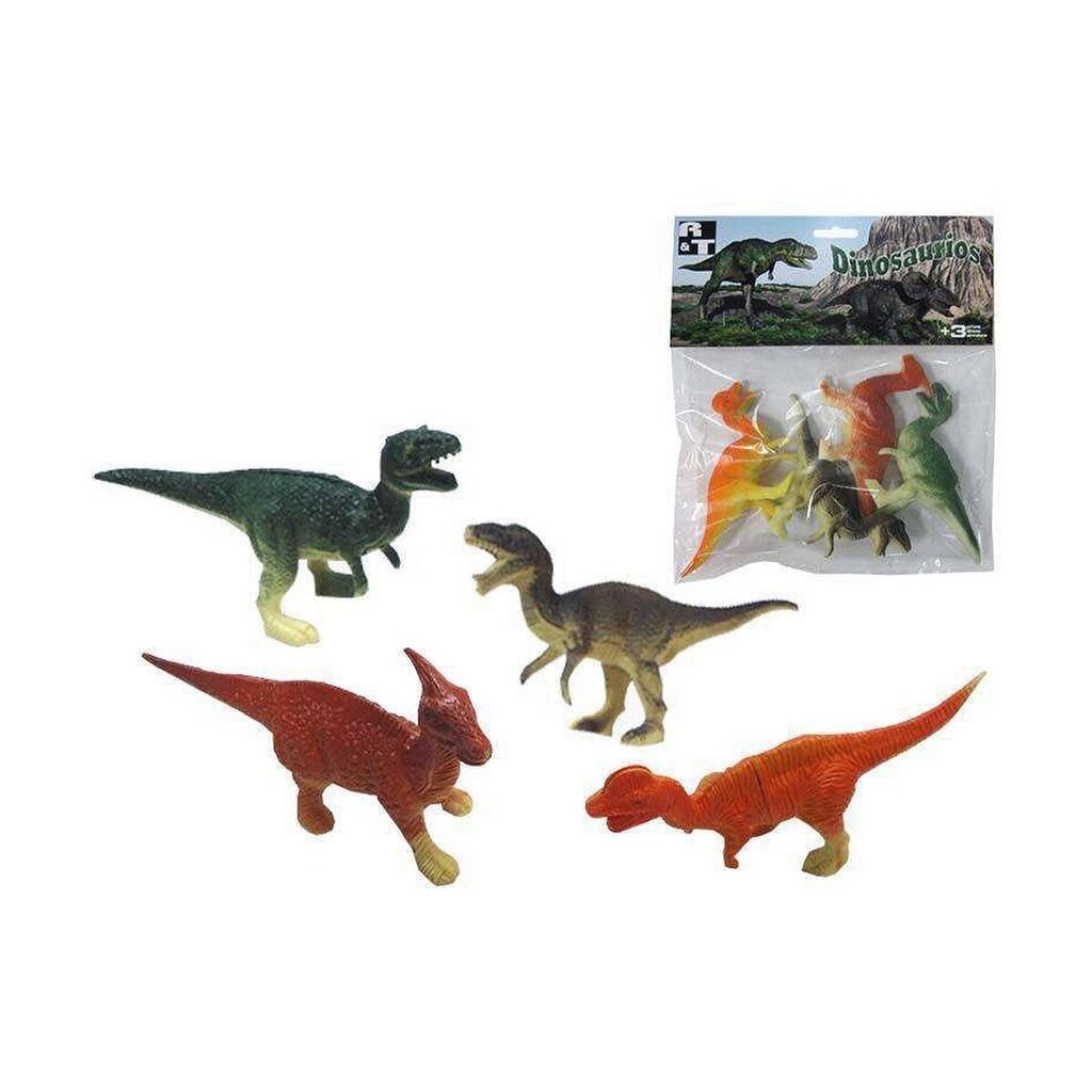 Figūru komplekts 20 x 26 x 3 cm 4 Daudzums Dinozauri cena un informācija | Rotaļlietas zēniem | 220.lv