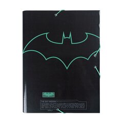 Mape Batman A4 Melns (24 x 34 x 4 cm) cena un informācija | Kancelejas preces | 220.lv