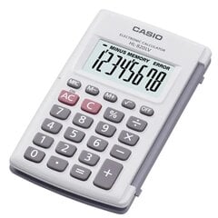 Kalkulators Casio HL-820LV-WE Pelēks Sveķi (10 x 6 cm) cena un informācija | Kancelejas preces | 220.lv