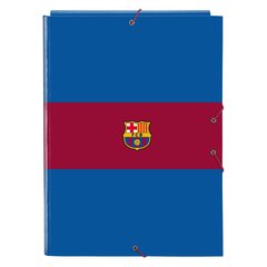Папка F.C. Barcelona, тёмно-бордовая / тёмно-синяя, A4 (26 x 33.5 x 2.5 см) цена и информация | Канцелярия | 220.lv