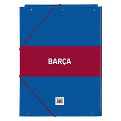 Папка F.C. Barcelona, тёмно-бордовая / тёмно-синяя, A4 (26 x 33.5 x 2.5 см) цена и информация | Канцелярия | 220.lv