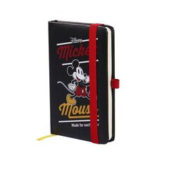 Записная книжка Mickey Mouse, чёрная, A6 цена и информация | Тетради и бумажные товары | 220.lv