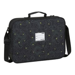 Skolas soma BlackFit8 Topography Melns Zaļš (38 x 28 x 6 cm) cena un informācija | Sporta somas un mugursomas | 220.lv