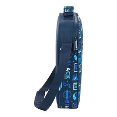 Школьный портфель BlackFit8 Retro Тёмно Синий (38 x 28 x 6 cm) цена и информация | Школьные рюкзаки, спортивные сумки | 220.lv