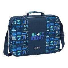 Школьный портфель BlackFit8 Retro Тёмно Синий (38 x 28 x 6 cm) цена и информация | Школьные рюкзаки, спортивные сумки | 220.lv