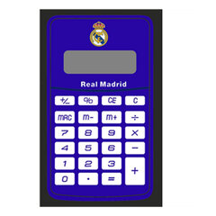 Kalkulators Real Madrid C.F. Zils Balts cena un informācija | Kancelejas preces | 220.lv