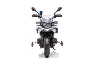 Elektriskais policijas motocikls JT5002B, balts cena un informācija | Bērnu elektroauto | 220.lv