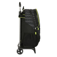 Школьный рюкзак с колесиками Real Madrid C.F. Чёрный (32 x 44 x 16 cm) цена и информация | Школьные рюкзаки, спортивные сумки | 220.lv