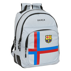 Skolas soma F.C. Barcelona Pelēks (32 x 42 x 15 cm) cena un informācija | Skolas somas | 220.lv