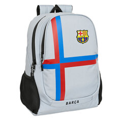 Skolas soma F.C. Barcelona Pelēks (32 x 44 x 16 cm) cena un informācija | Skolas somas | 220.lv