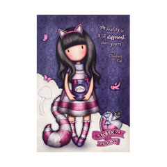 Канцелярский набор Gorjuss Cheshire cat, фиолетовый цена и информация | Канцелярия | 220.lv