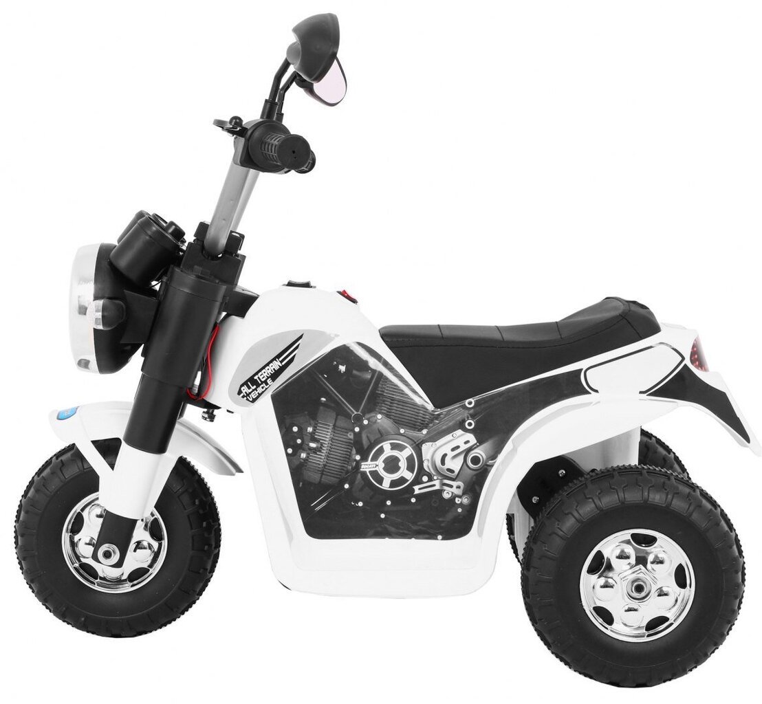 Elektriskais motocikls "MiniBike", balts cena un informācija | Bērnu elektroauto | 220.lv