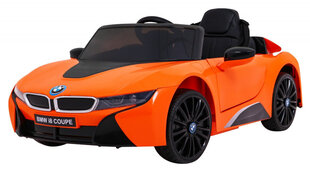 Электромобиль BMW I8 для детей, оранжевый цена и информация | Электромобили для детей | 220.lv