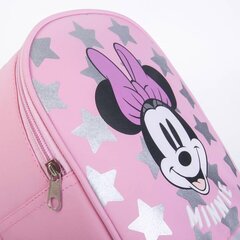 Skolas soma Minnie Mouse Rozā (18 x 10 x 21 cm) cena un informācija | Skolas somas | 220.lv