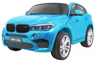 Divvietīgs elektromobilis "BMW X6M XXL", zils - lakots cena un informācija | Bērnu elektroauto | 220.lv