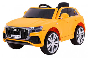 Bērnu elektromobilis "Audi Q8", dzeltens cena un informācija | Bērnu elektroauto | 220.lv