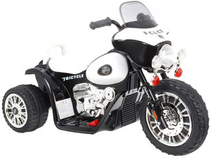 Электрический полицейский мотоцикл Harley Davidson, черный цена и информация | Электромобили для детей | 220.lv