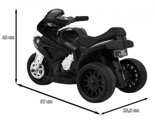 Elektriskais motocikls „BMW S1000RR MINI", melns cena un informācija | Bērnu elektroauto | 220.lv