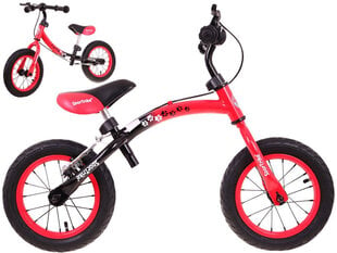 Līdzsvara velosipēds SporTrike Boomerang 10-12", sarkans cena un informācija | Balansa velosipēdi | 220.lv